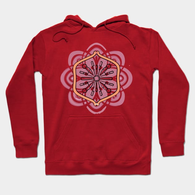 mandala Clamber drawingmandala Flutter stuffed Hoodie by Martin Young